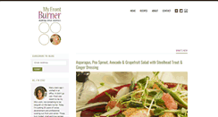Desktop Screenshot of myfrontburner.com