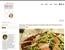Tablet Screenshot of myfrontburner.com
